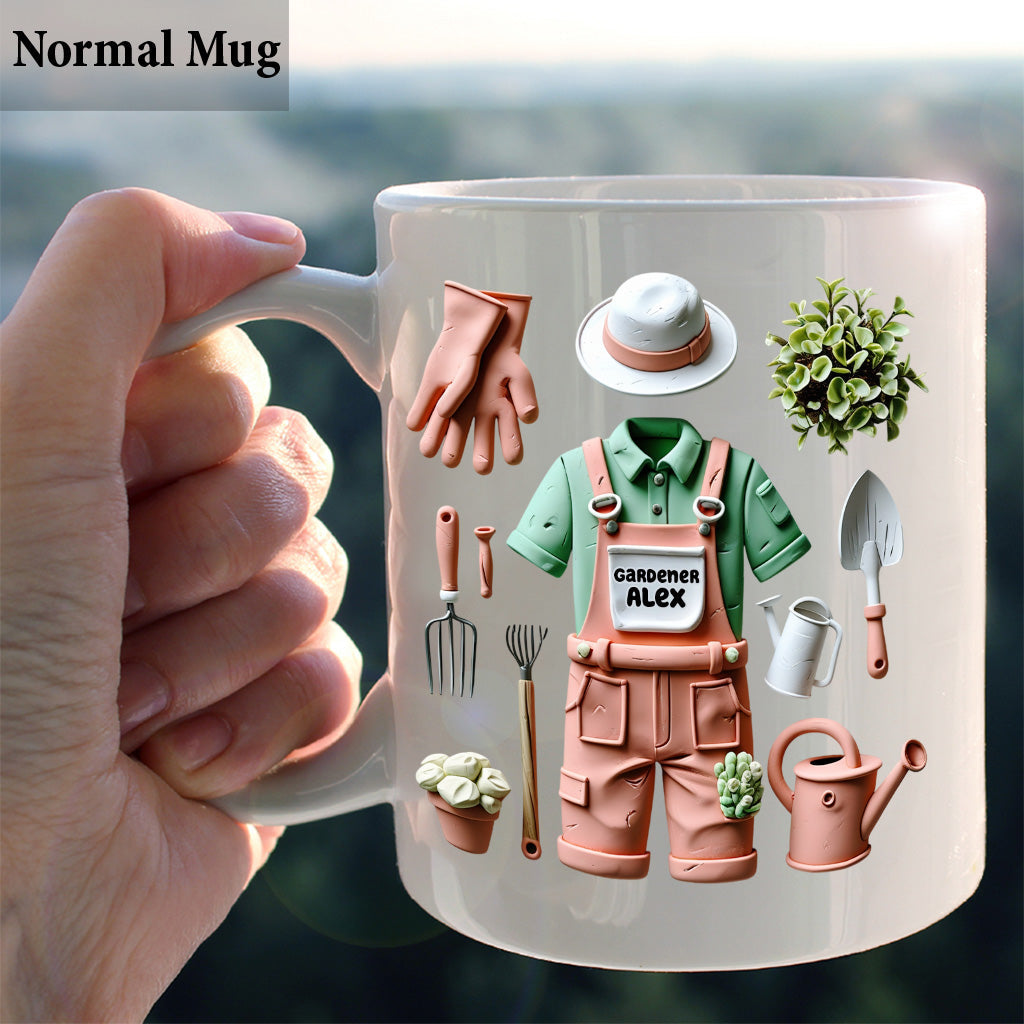 Love Gardening - Personalized Gardening Mug