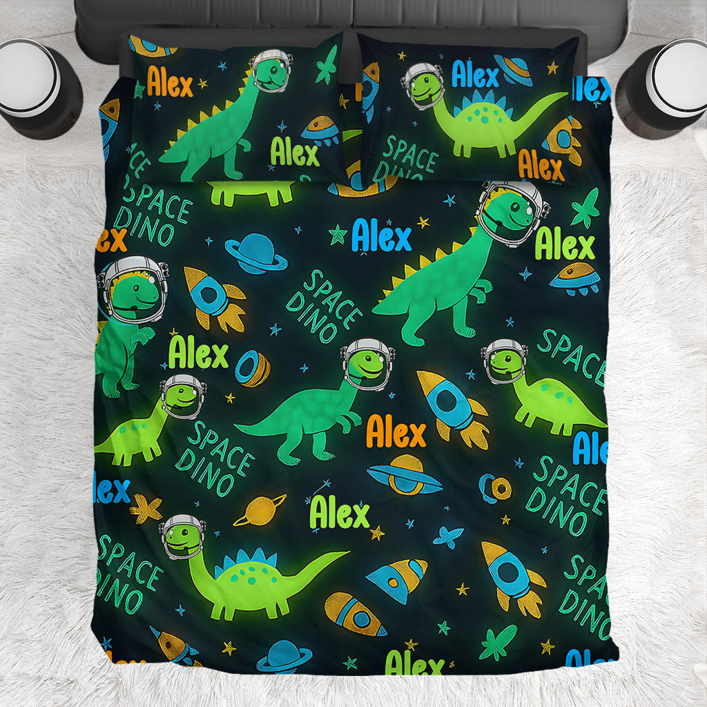 Cute Children's Gift Boys' Dinosaur Space Girls' Princess - Personalized Kid Bedding Set