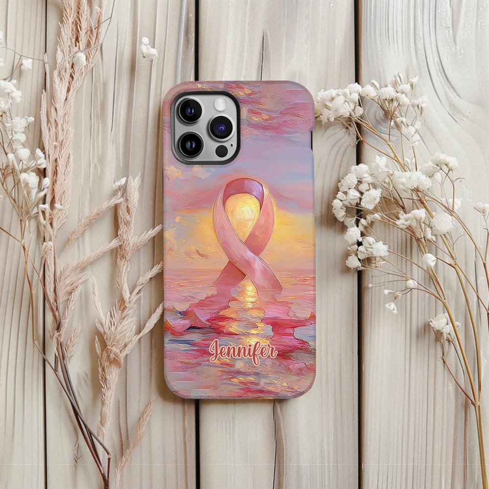 Strong Warriors - Personalized Breast Cancer Awareness Full Print Phone Case