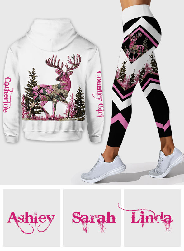 Country Girls – Personalisierter Jagd-Hoodie und Leggings
