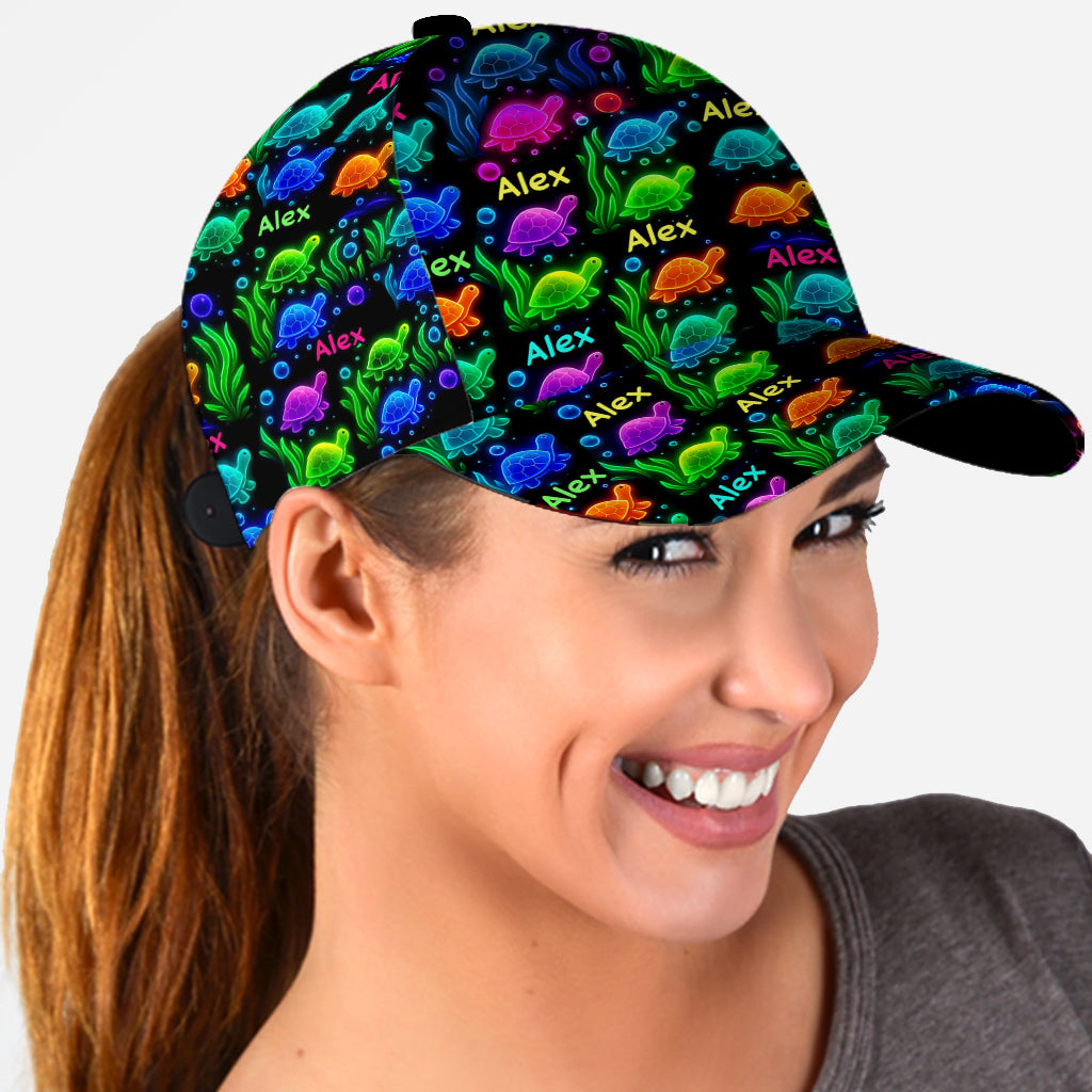 Glowing Sea Creatures - Personalized Sea Lover Classic Cap