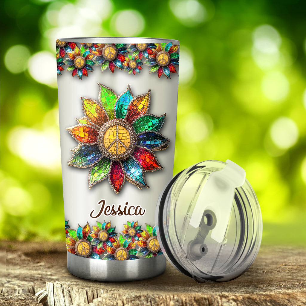 Hippie Soul - Personalized Hippie Tumbler