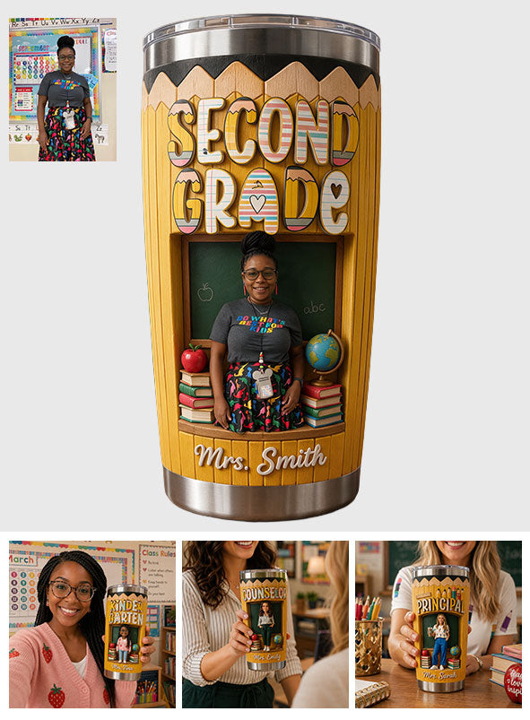 Geschenk für Lehrer - Personalisierter Lehrer-Tumbler