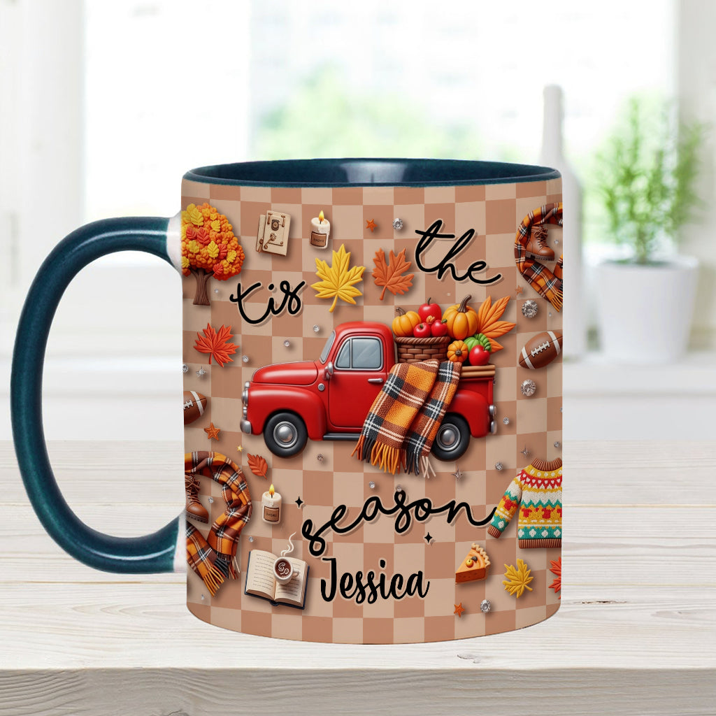 Tis The Season - Personalized Autumn Accent Mug