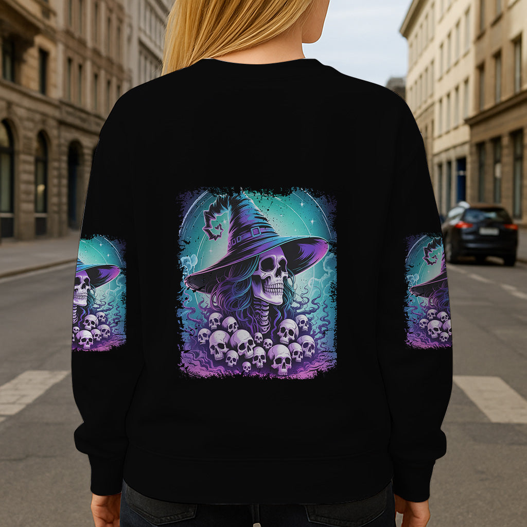 She Trained A Witch - Personalized Witch All Over Shirt