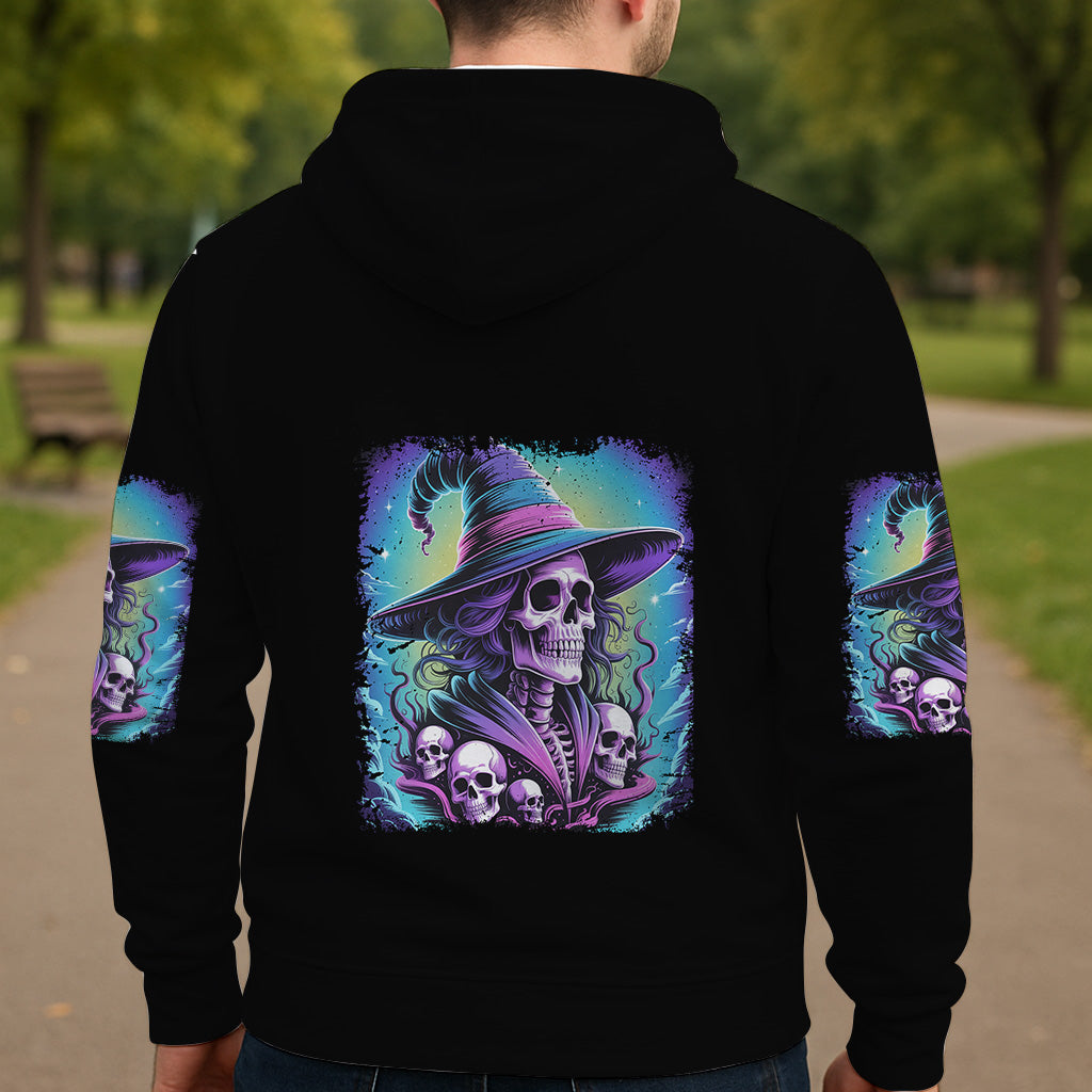 She Trained A Witch - Personalized Witch All Over Shirt