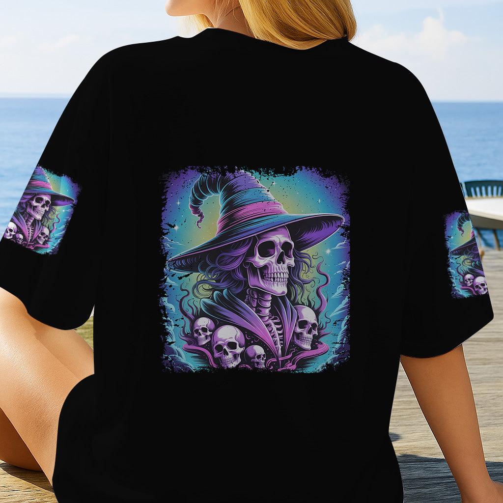 She Trained A Witch - Personalized Witch All Over Shirt