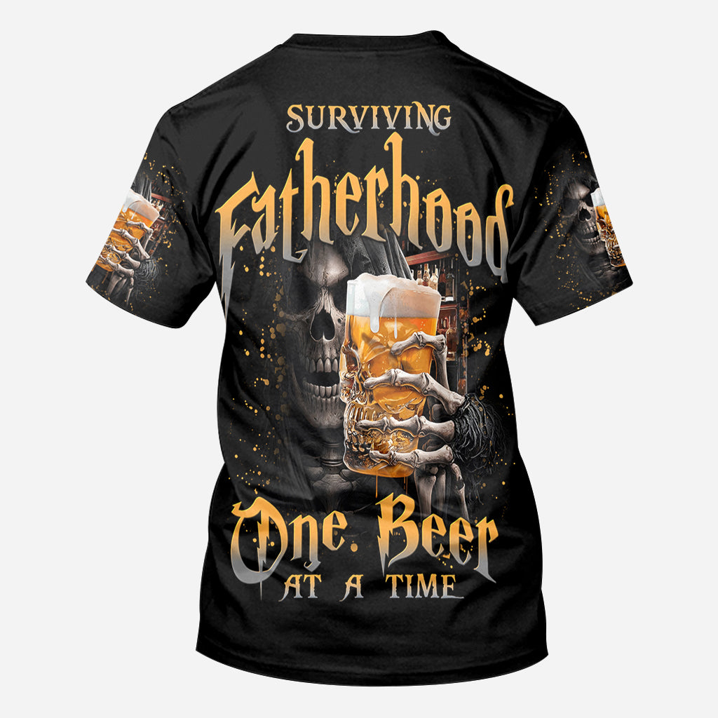 Surviving Fatherhood - Personalized Father All Over Shirt