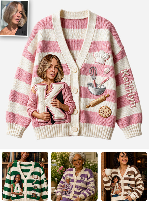 Custom Any Photo, Any Theme - Personalized Self Love Cardigan Sweater