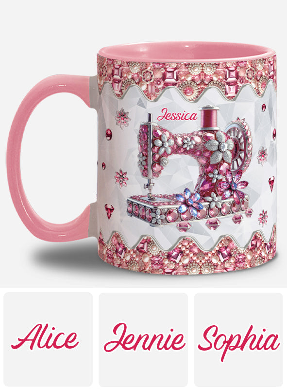 Mug personnalisé « J’adore coudre »