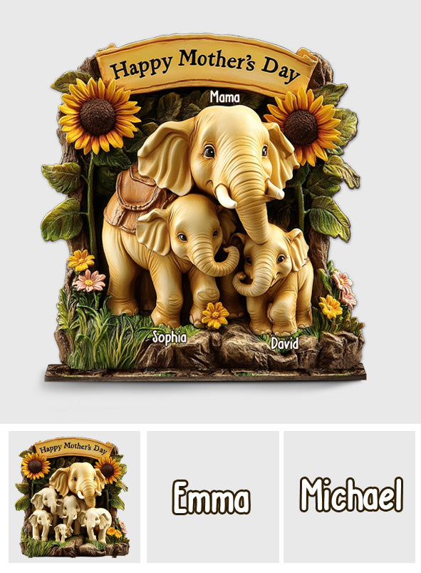 Happy Mother's Day - Personalized Mother 1 Layered Big Freestanding