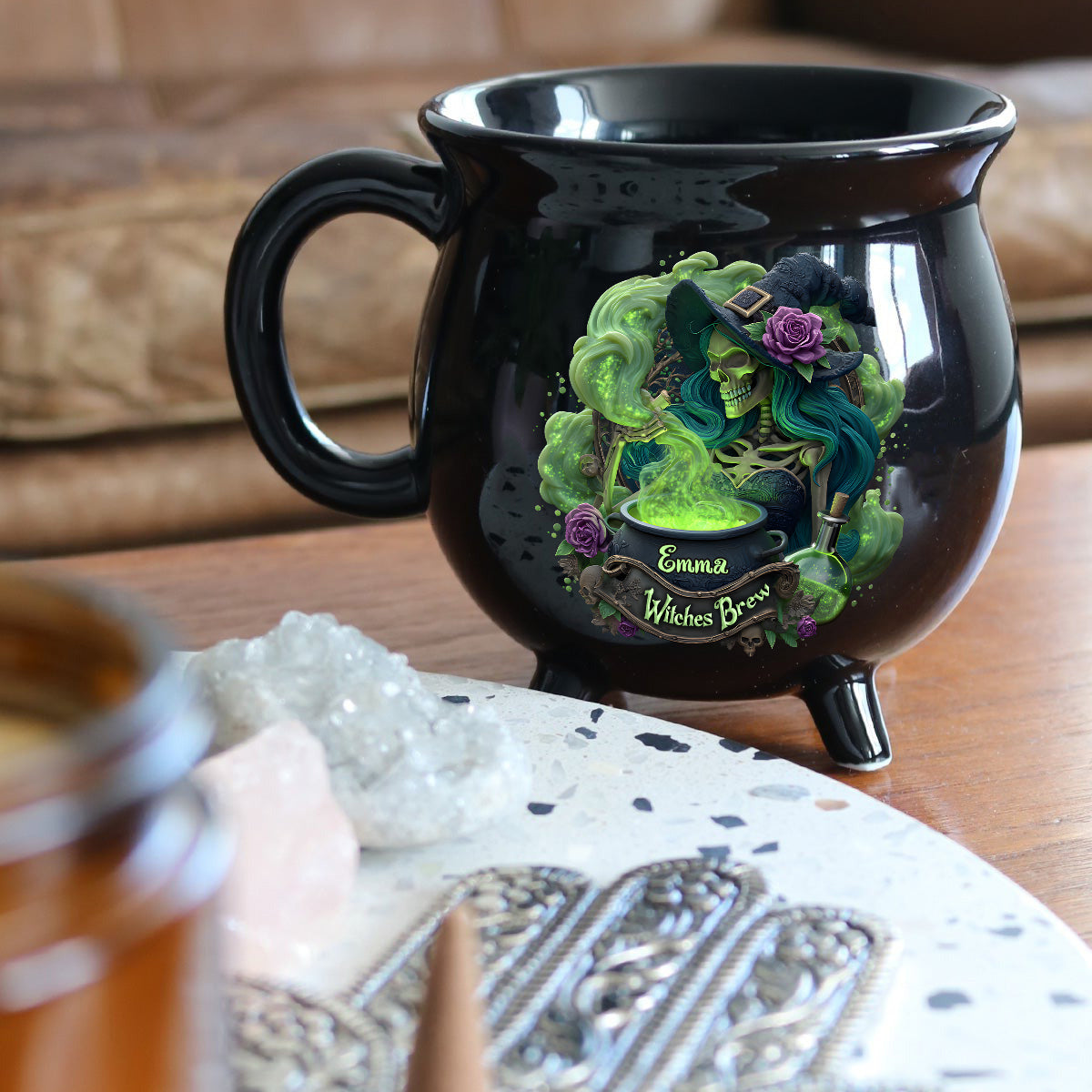 Witches Brew - Personalized Witch Cauldron Mug
