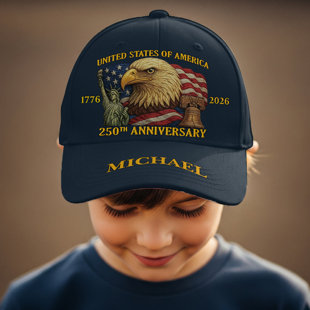 250th Anniversary - Personalized Bald Eagle Classic Cap