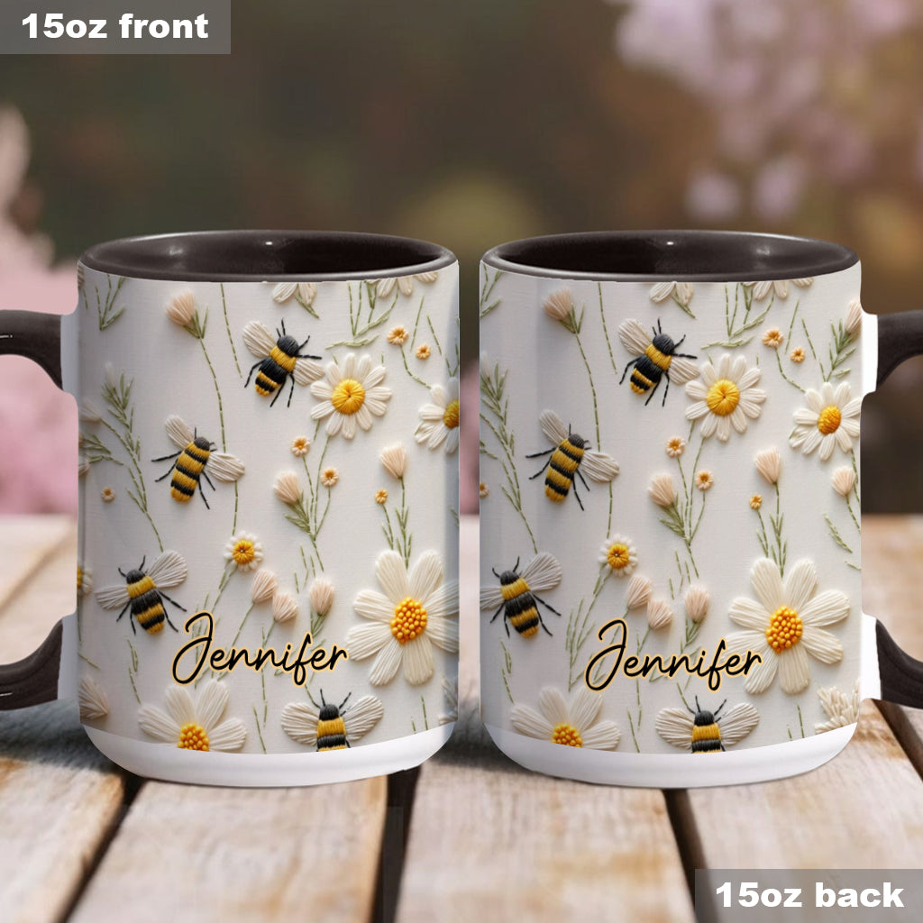 Love Bees - Personalized Bee Accent Mug
