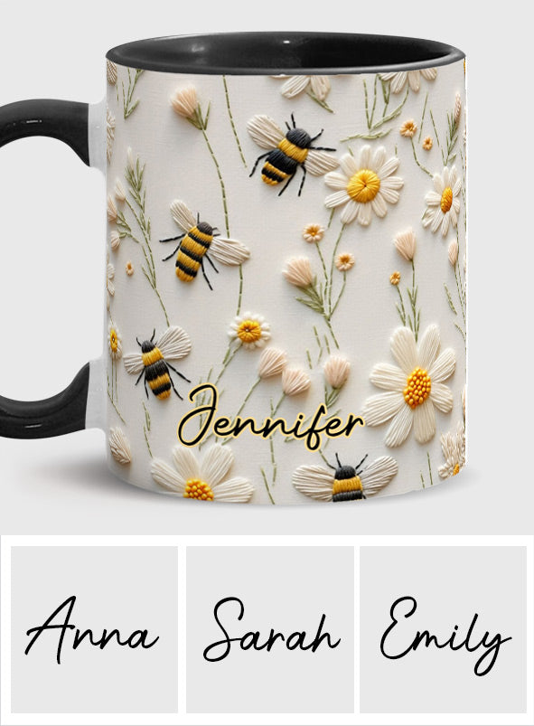 Love Bees - Personalized Bee Accent Mug