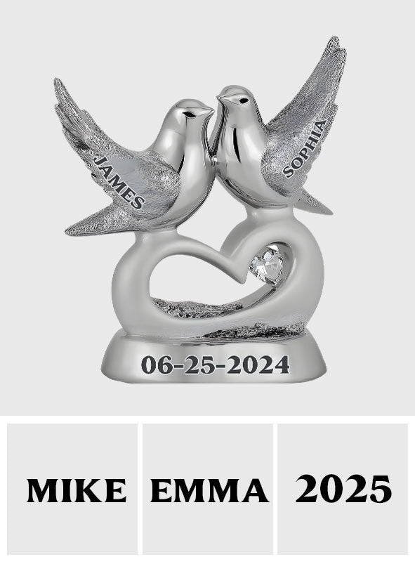 Anniversary Gifts - Personalized Couple Custom Shaped Acrylic Plaque