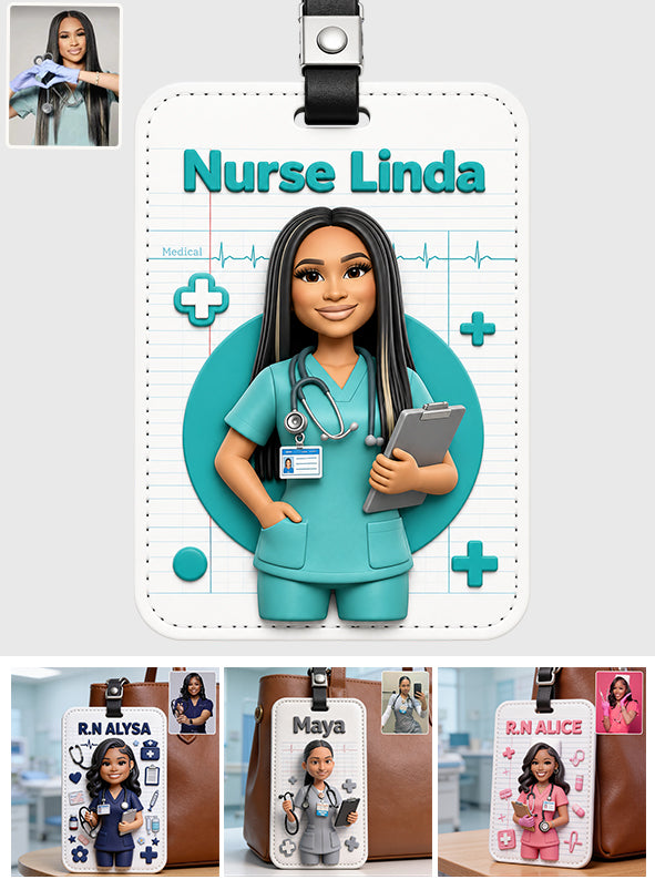 Nurse Bag Tag - Personalized Nurse Luggage Tag