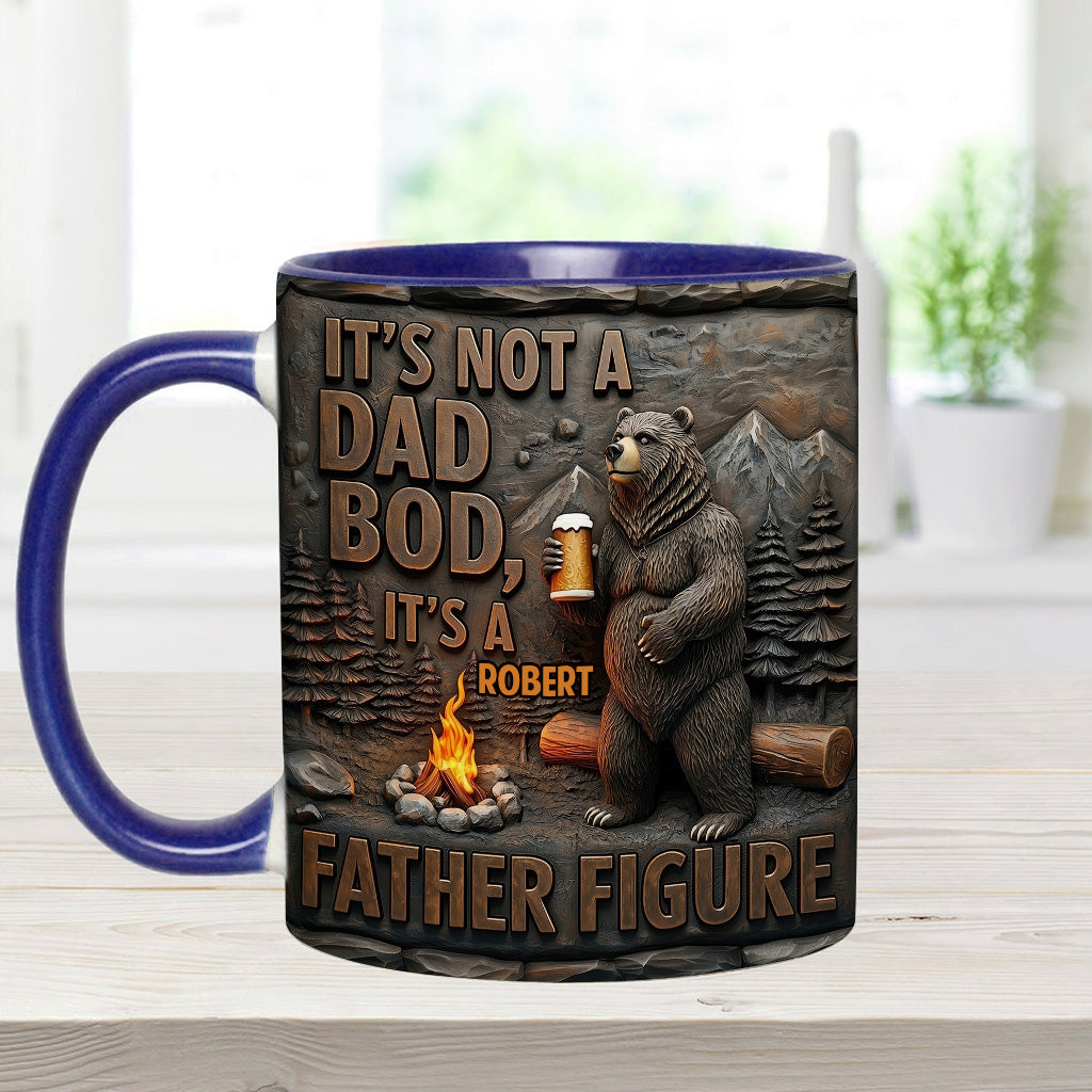 It's Not A Dad Bob - Personalized Father Accent Mug