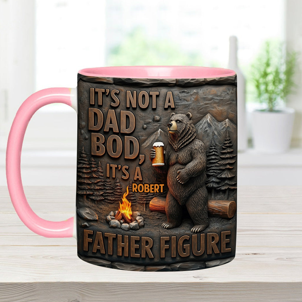 It's Not A Dad Bob - Personalized Father Accent Mug