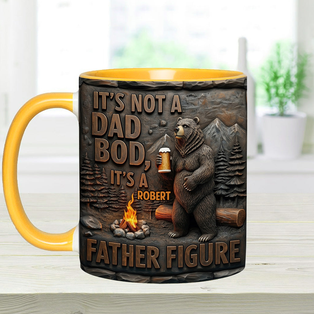 It's Not A Dad Bob - Personalized Father Accent Mug