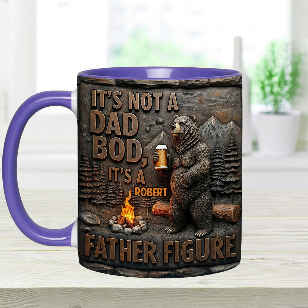 It's Not A Dad Bob - Personalized Father Accent Mug