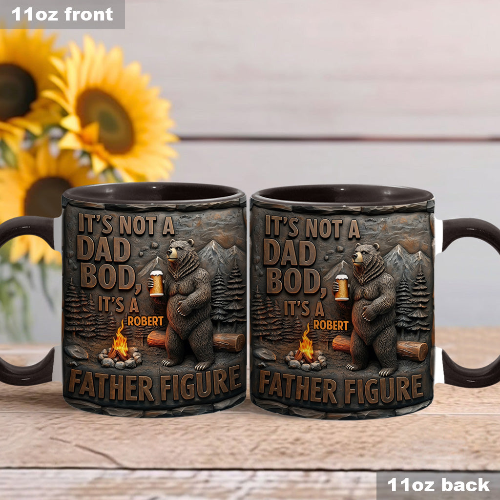 It's Not A Dad Bob - Personalized Father Accent Mug