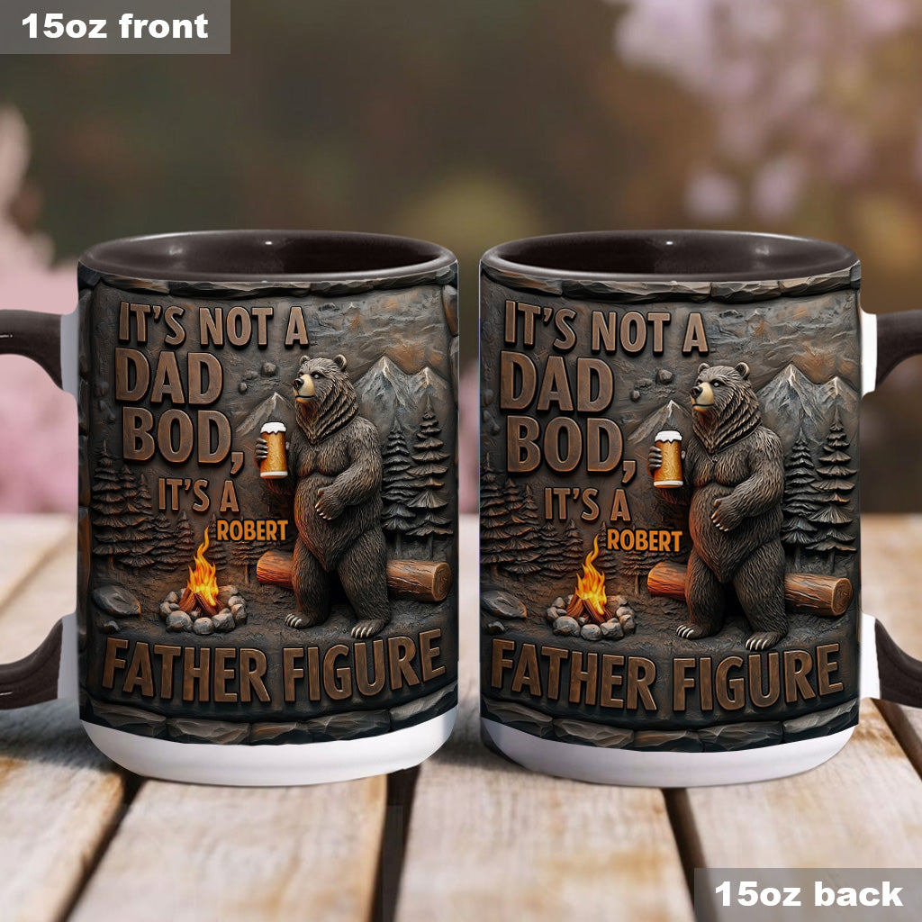 It's Not A Dad Bob - Personalized Father Accent Mug