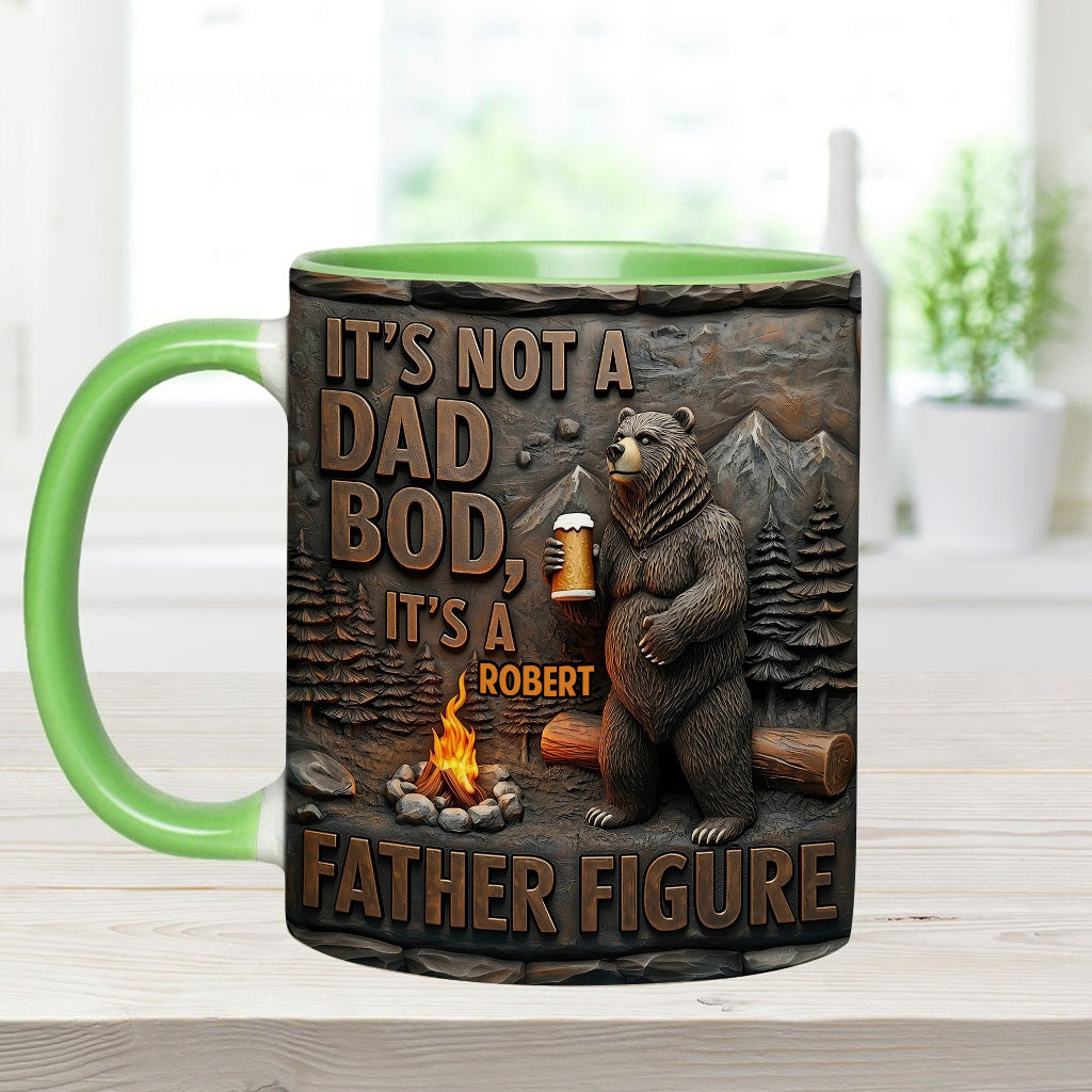 It's Not A Dad Bob - Personalized Father Accent Mug