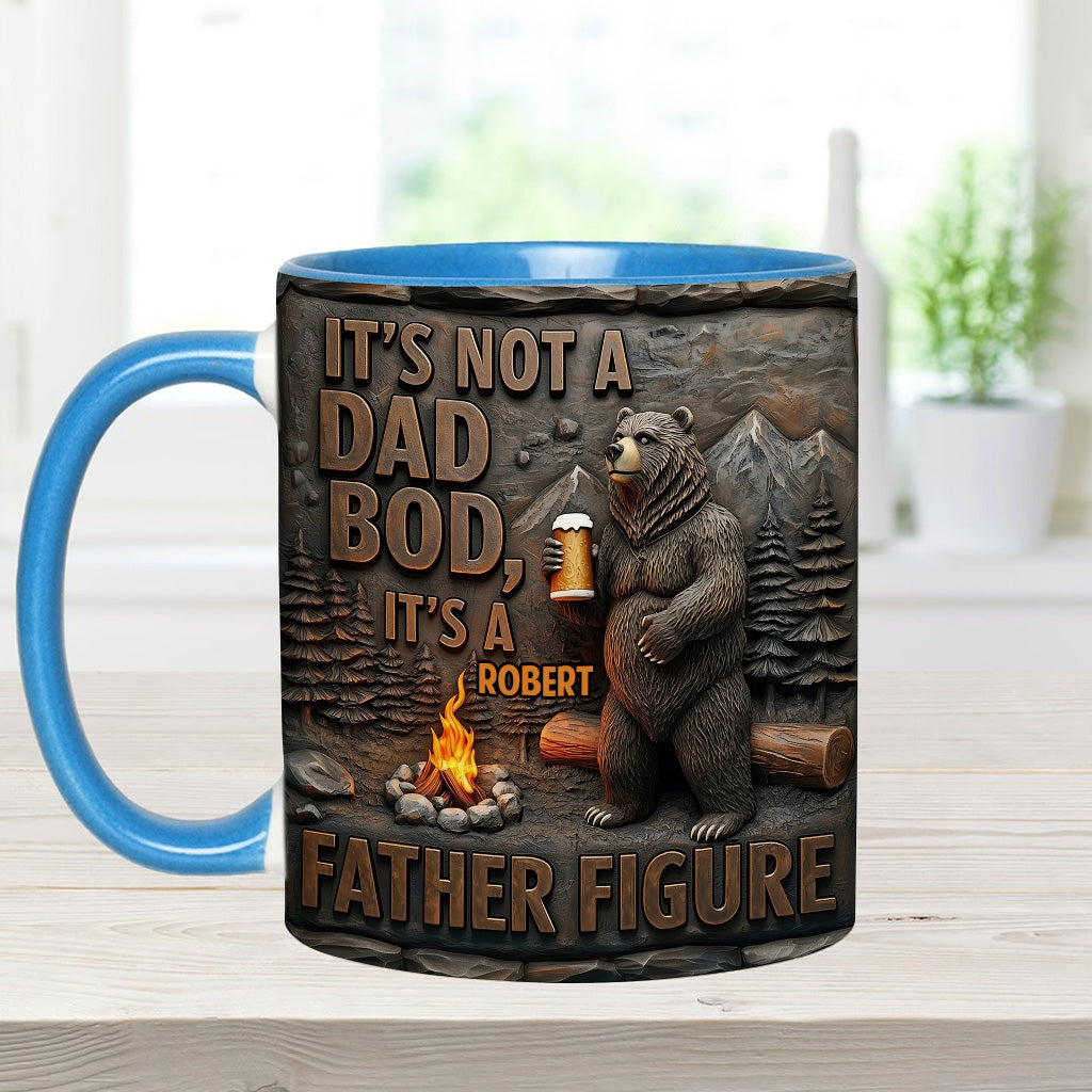 It's Not A Dad Bob - Personalized Father Accent Mug