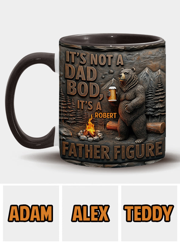 It's Not A Dad Bob - Personalized Father Accent Mug