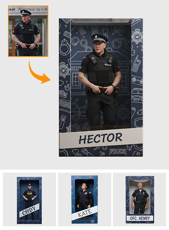 Individuell gestaltbare Acrylplakette mit Foto Ihres Lieblingspolizisten