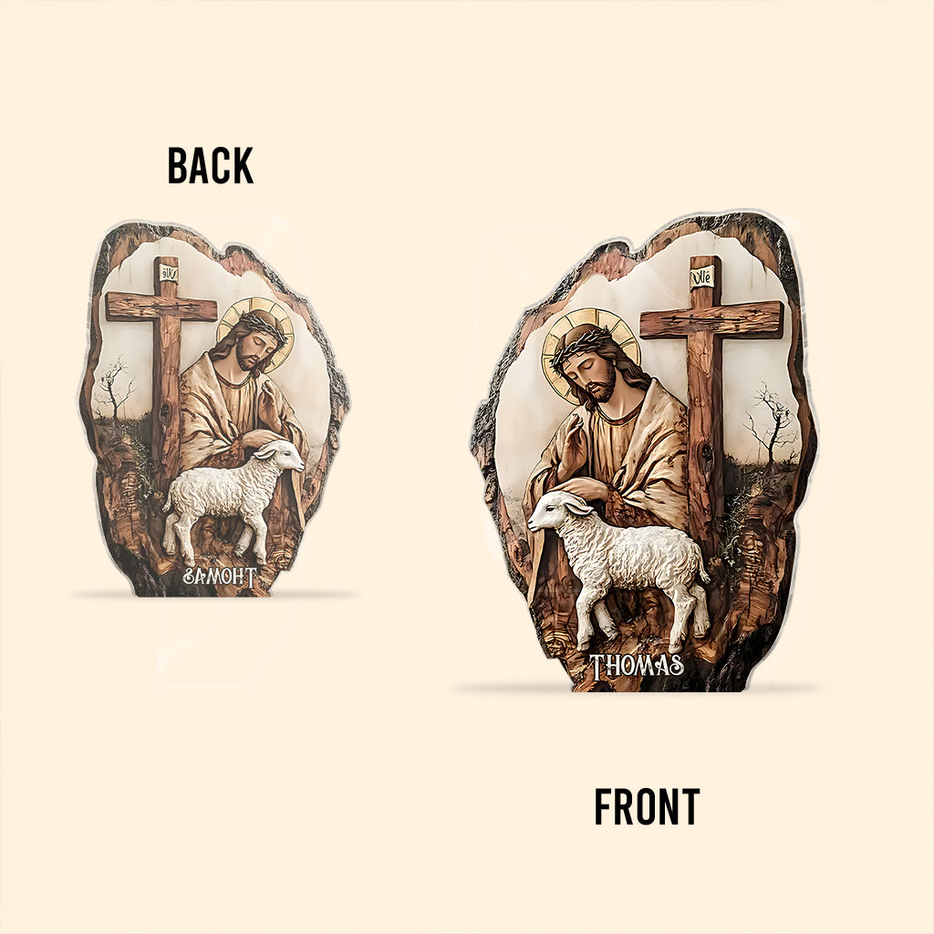 Believe In God - Personalized Christian Custom Shaped Acrylic Plaque