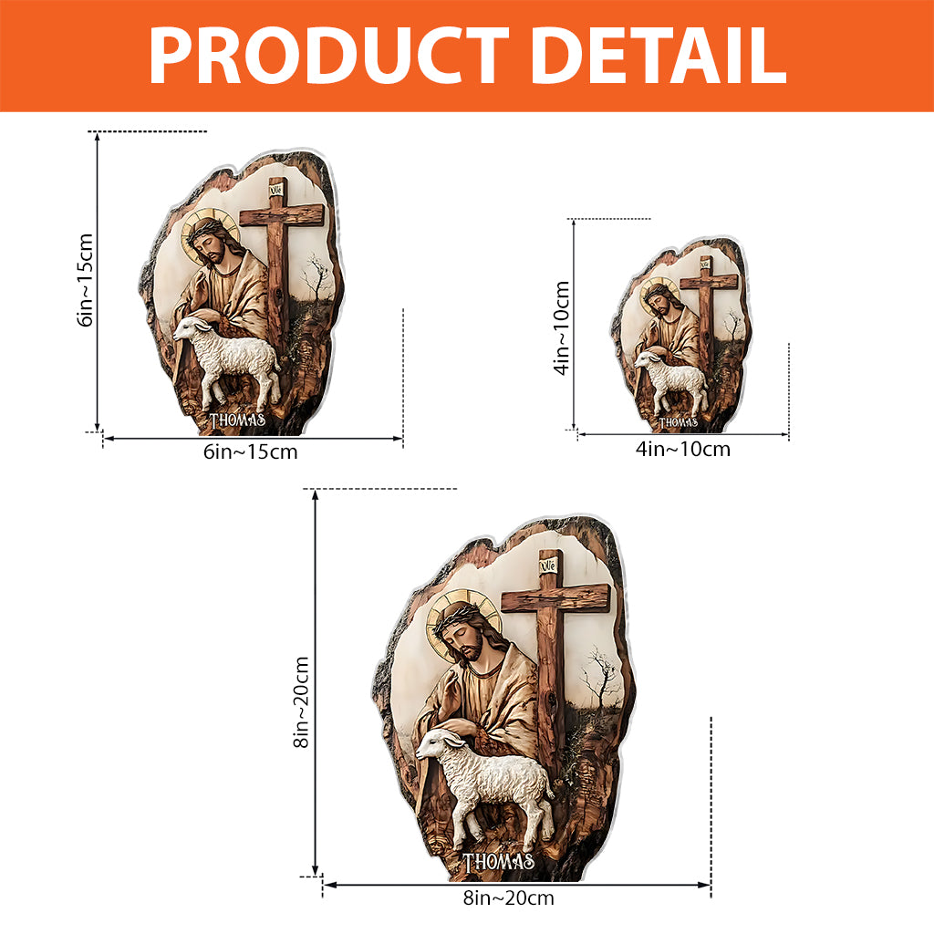 Believe In God - Personalized Christian Custom Shaped Acrylic Plaque
