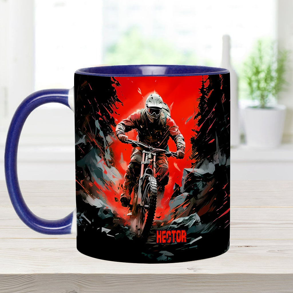 Cool Dirt Bike, Motocross - Personalized Dirt Bike Accent Mug