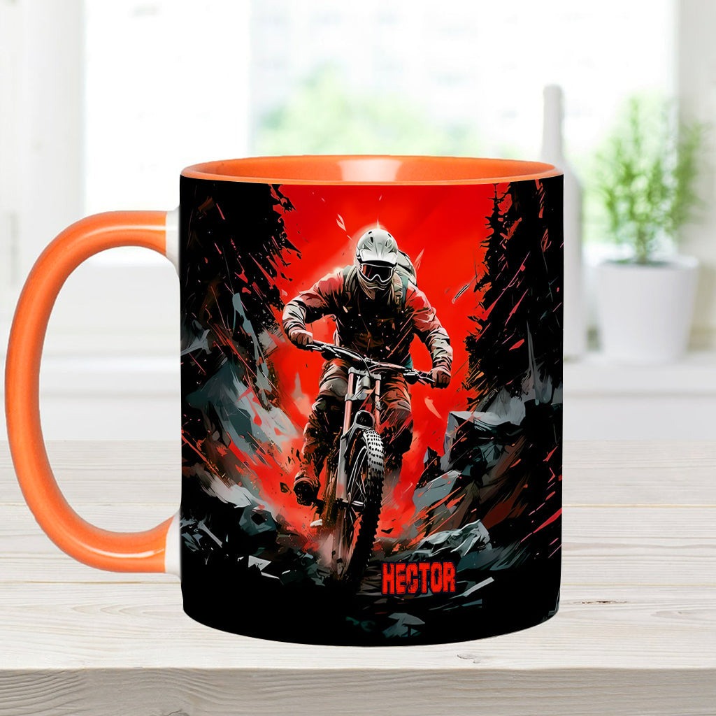 Cool Dirt Bike, Motocross - Personalized Dirt Bike Accent Mug