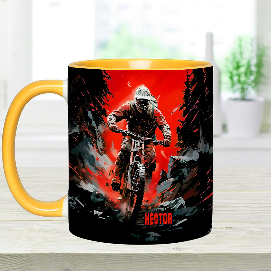 Cool Dirt Bike, Motocross - Personalized Dirt Bike Accent Mug