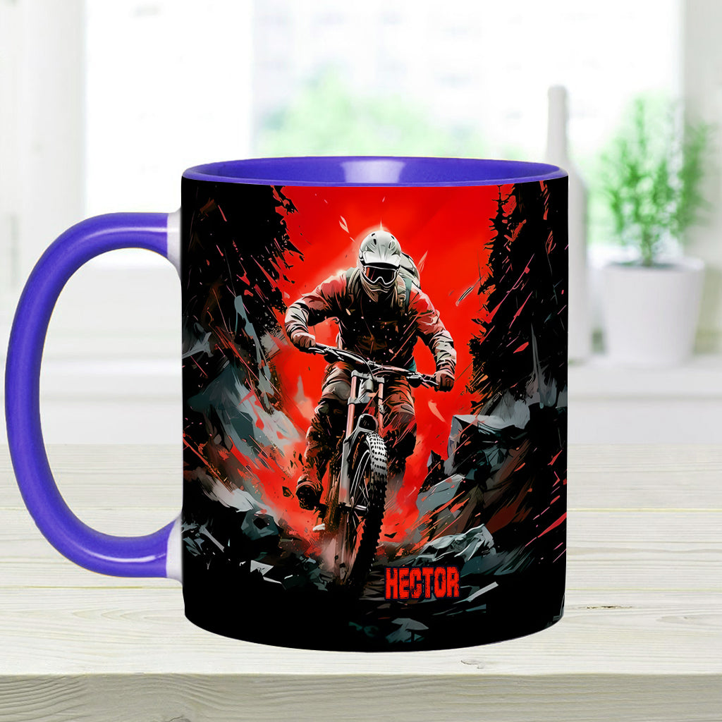 Cool Dirt Bike, Motocross - Personalized Dirt Bike Accent Mug