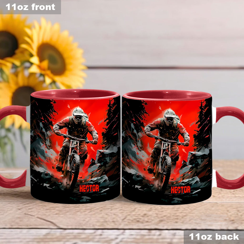 Cool Dirt Bike, Motocross - Personalized Dirt Bike Accent Mug