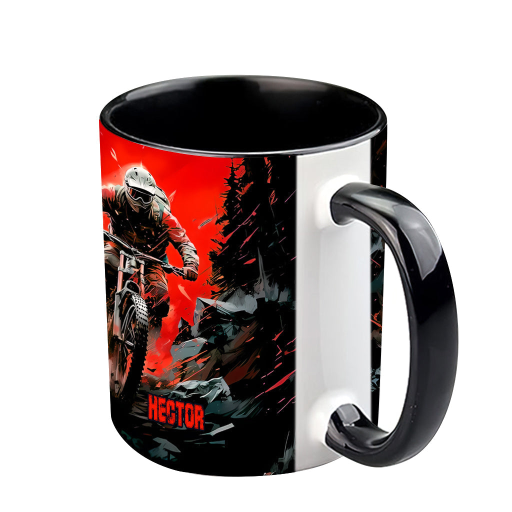 Cool Dirt Bike, Motocross - Personalized Dirt Bike Accent Mug