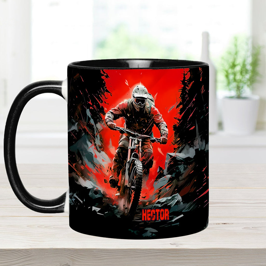 Cool Dirt Bike, Motocross - Personalized Dirt Bike Accent Mug
