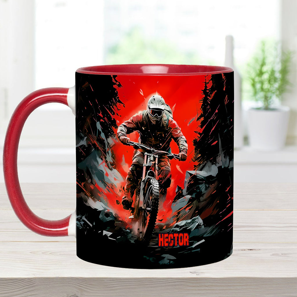 Cool Dirt Bike, Motocross - Personalized Dirt Bike Accent Mug