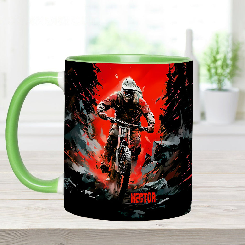 Cool Dirt Bike, Motocross - Personalized Dirt Bike Accent Mug
