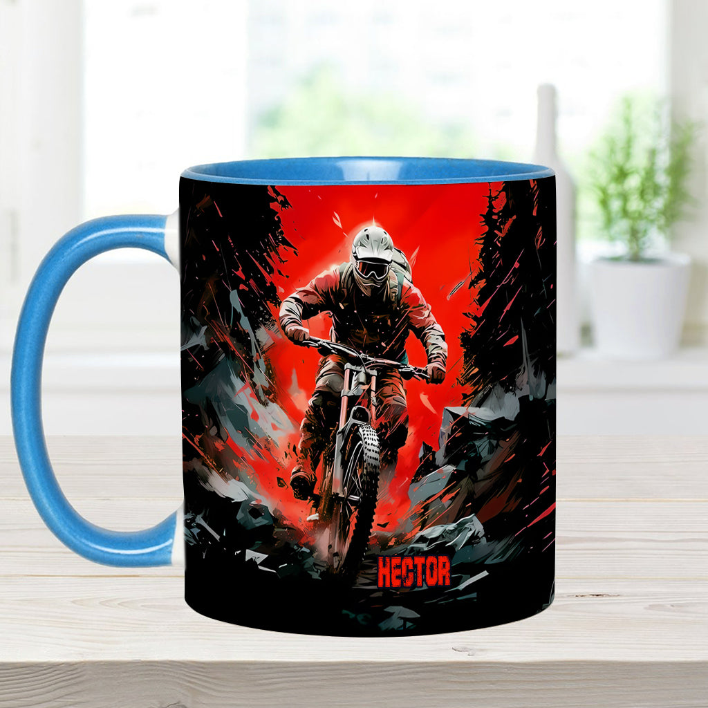 Cool Dirt Bike, Motocross - Personalized Dirt Bike Accent Mug