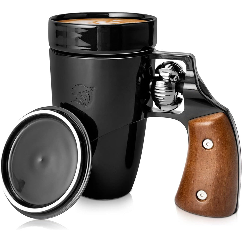Black Ceramic Gun Cup