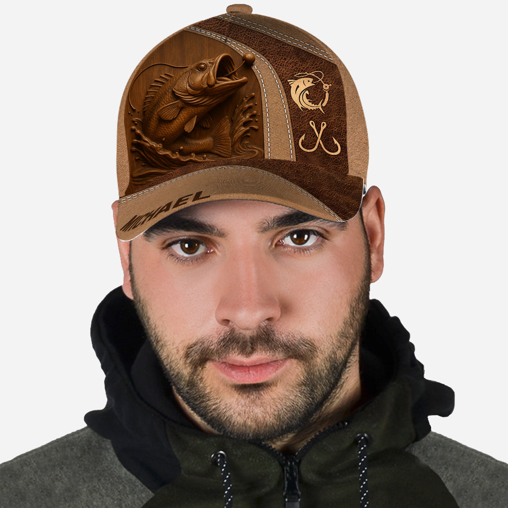 Large Mouth Bass - Personalized Fishing Classic Cap