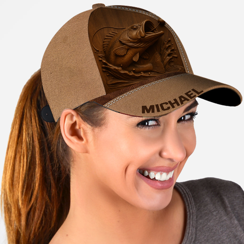 Large Mouth Bass - Personalized Fishing Classic Cap