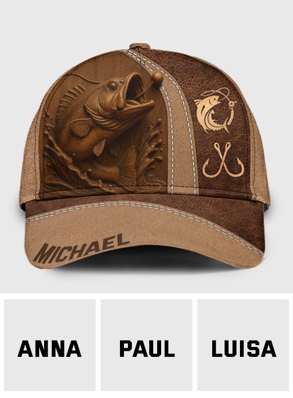 Large Mouth Bass - Personalized Fishing Classic Cap