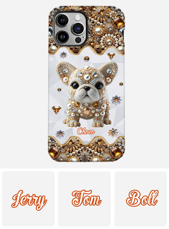 Love French Bulldog - Personalized Dog Full Print Phone Case