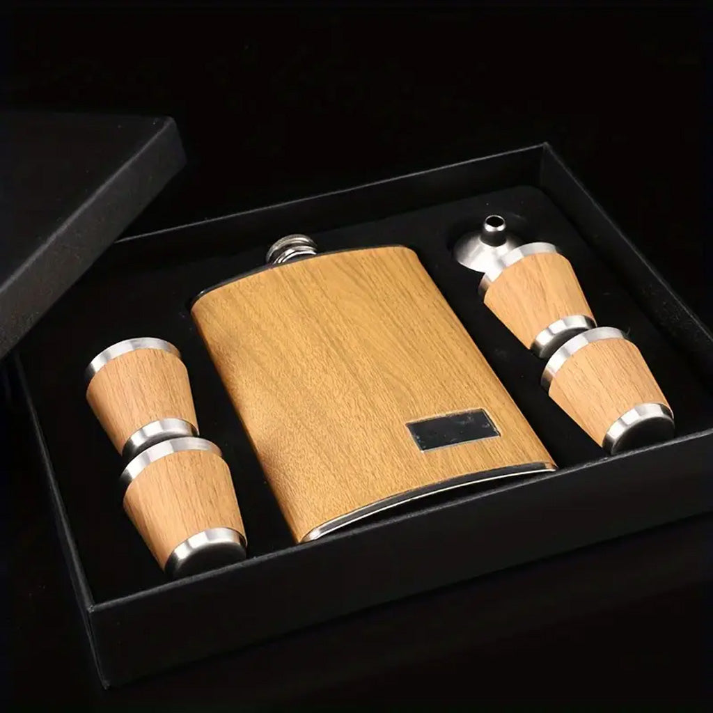 Men's Hip Flask Wine Set