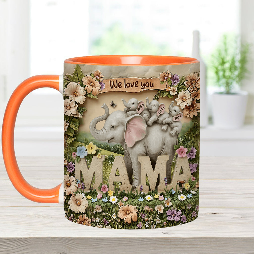 We Love You - Personalized Mother Accent Mug
